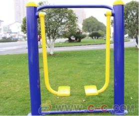 雙人漫步機 室外健身路徑上的養生保健伴侶